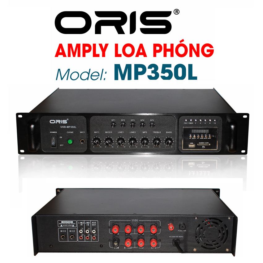 Amply loa phóng oris MP350L công suất 350W